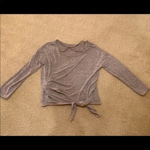 Papaya Cut Out Purple Top